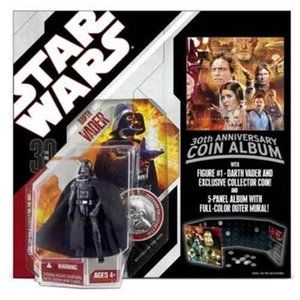 Star Wars Darth Vader 30th Anniversary Collector's Coin And Album Set #1 Figure